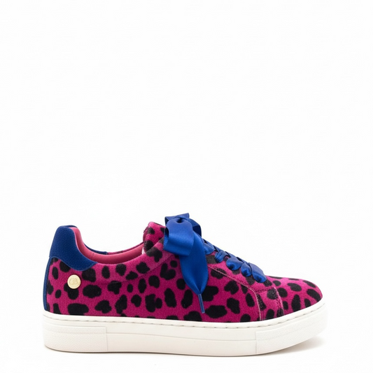 Skate - fuchsia leopard sneaker