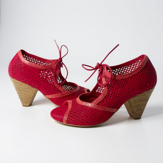 Gateau Red suede LAST PAIRS 34, 35 and 36
