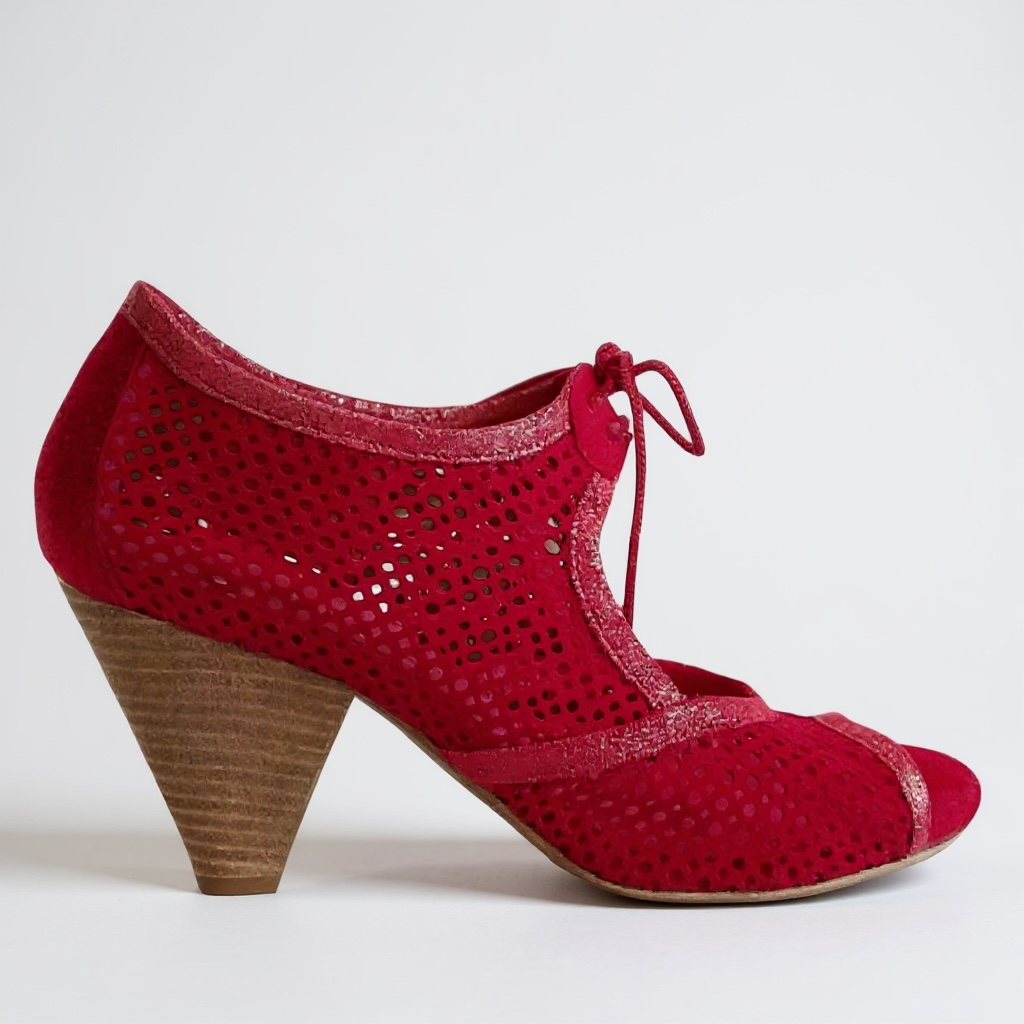 Gateau Red suede LAST PAIRS 34, 35 and 36