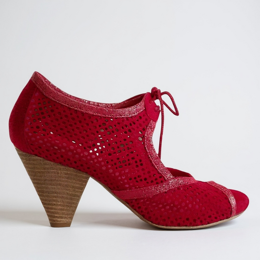 Gateau Red suede LAST PAIRS 34, 35 and 36