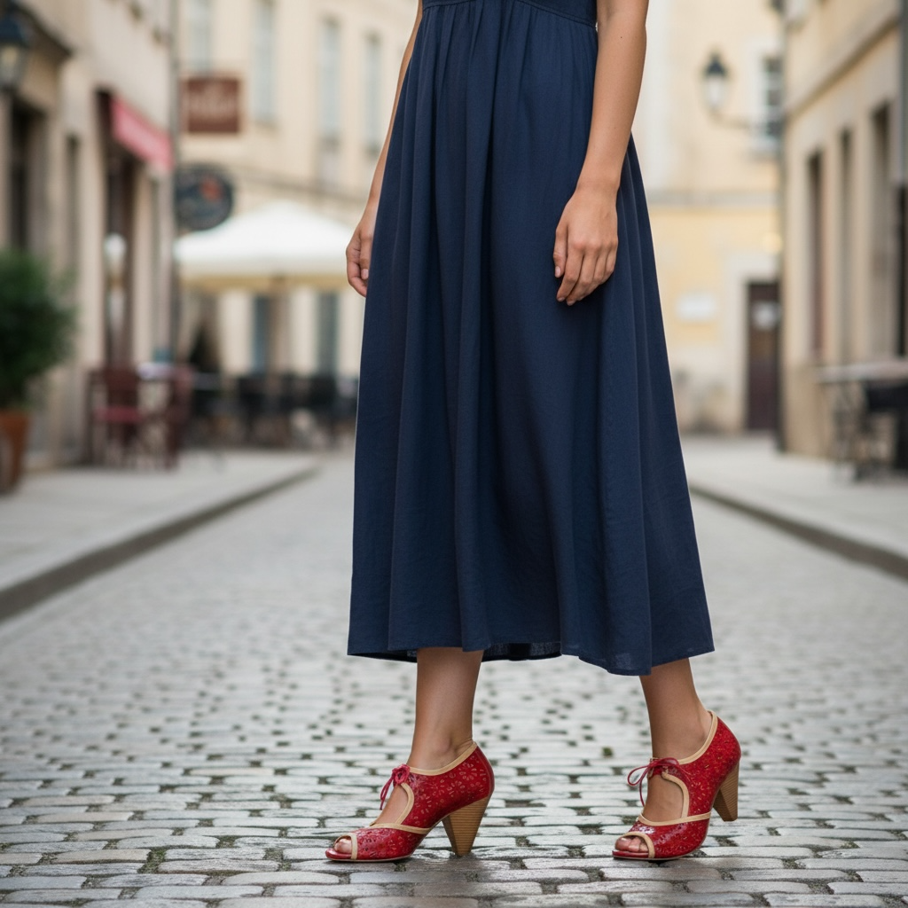 Gateau-red patent lace dress shoe Last pairs 40 and 41