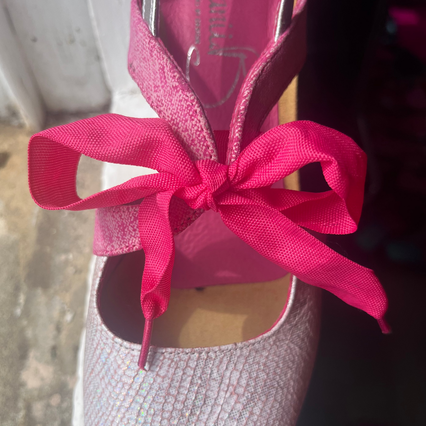 Pink Ribbon – Interchangeable Shoe Ribbon