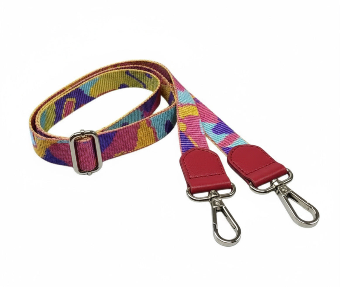 Tres Chic-Red bees mini handbag