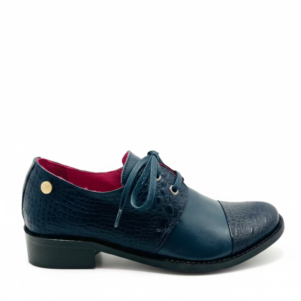 Ecoute- Navy lace up shoe