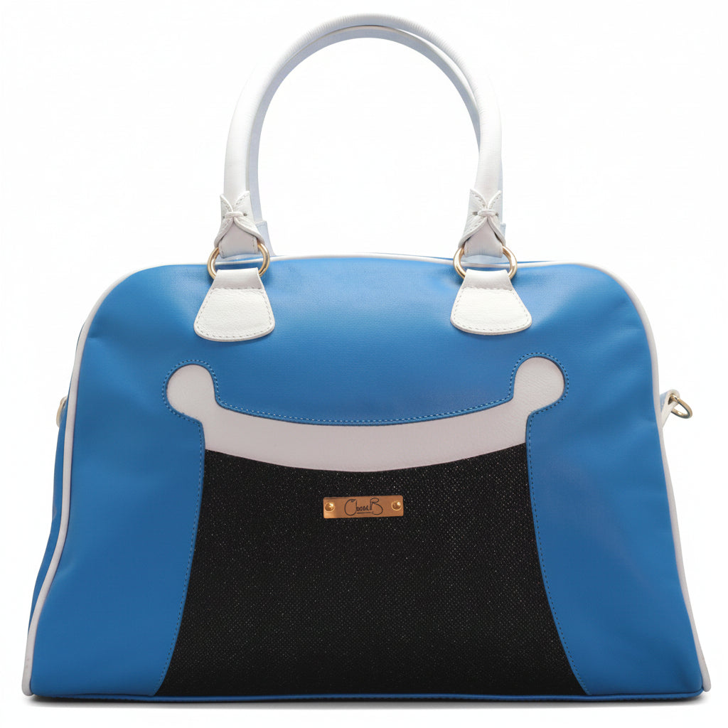 Joyeux - Blue White Black handbag