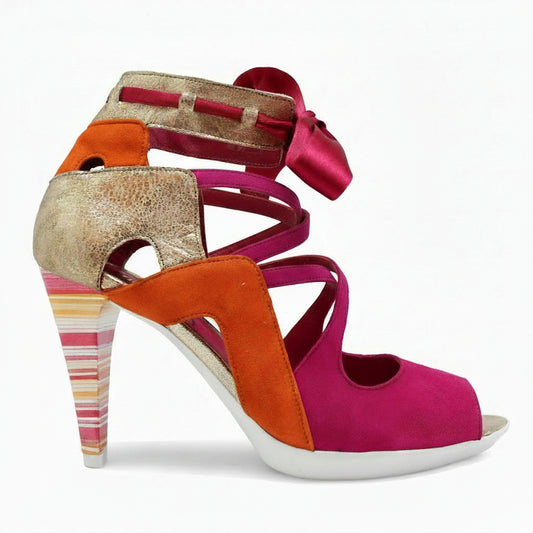 Jupiter -Fuchsia/ORANGE Sandal