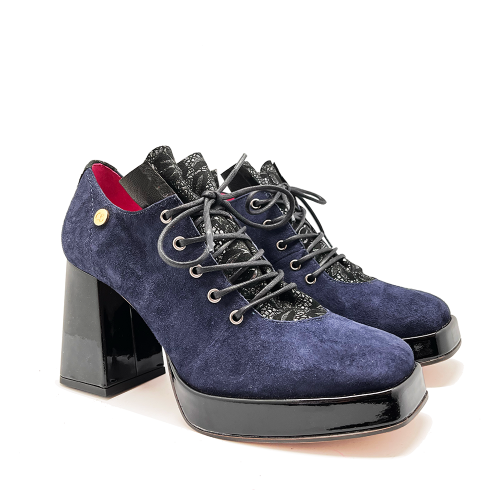 Le Follie - Blue platform shoe