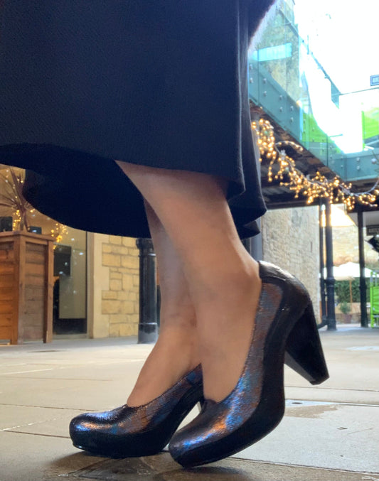 Absynth - Bronze/Blue dress shoe