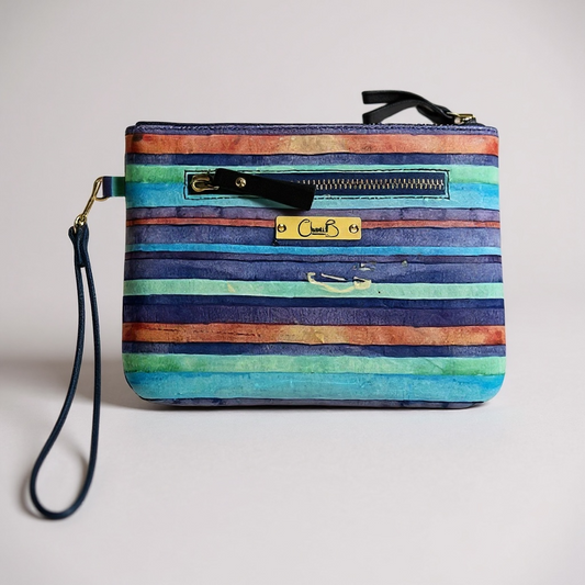 Aurelie - Blue Multi Stripe