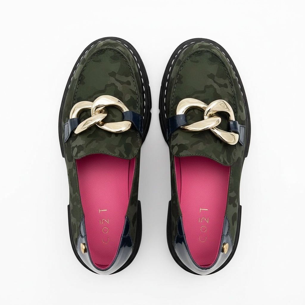 Flambe - Green and gold