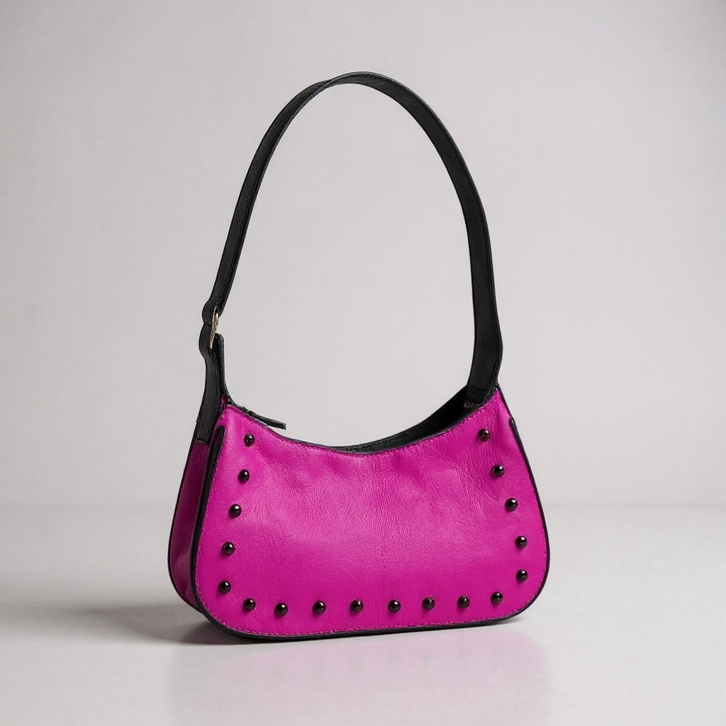 Luna-Fuchsia small handbag