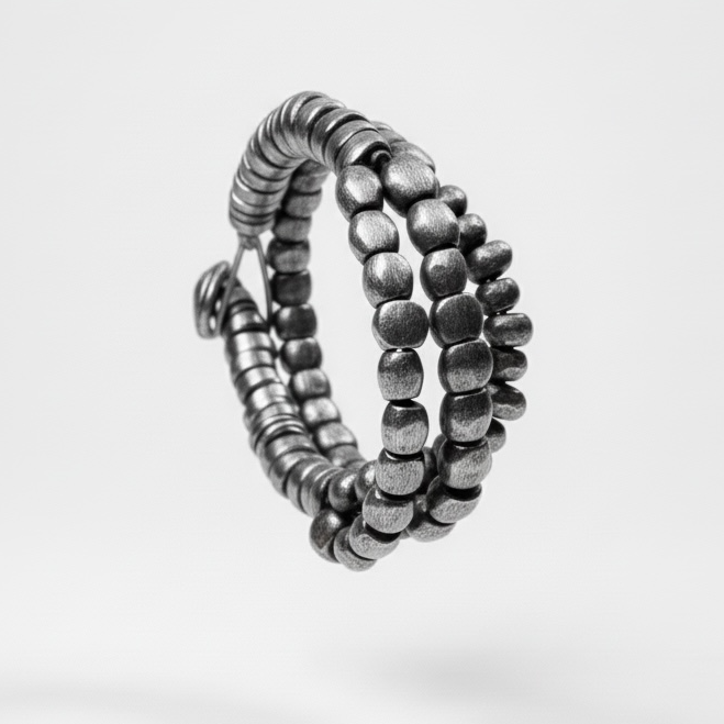 Bracelet- handmade antique silver