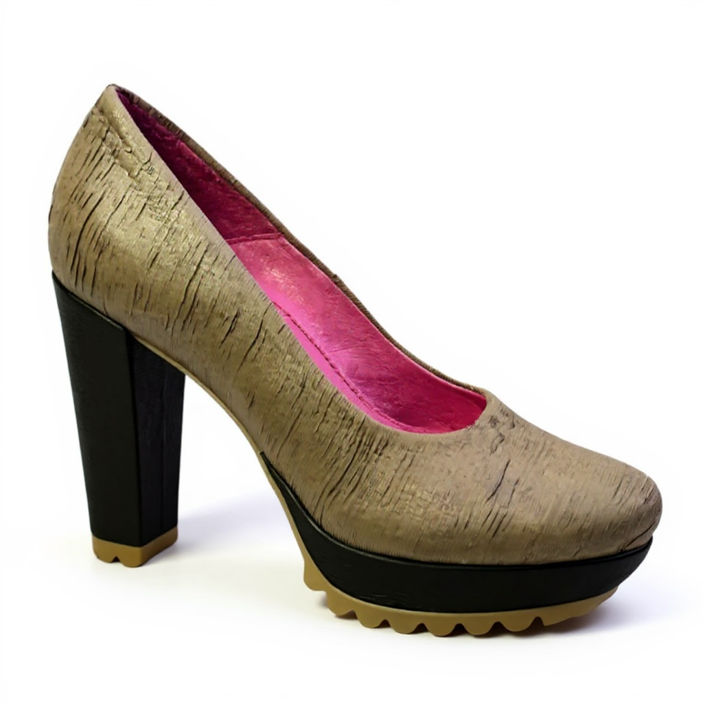 Pate - Natural Laser Platform shoe