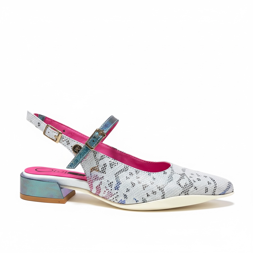 Pirot-White rainbow flat