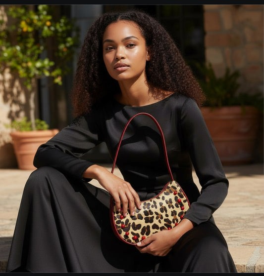 Luna B- leopard and red