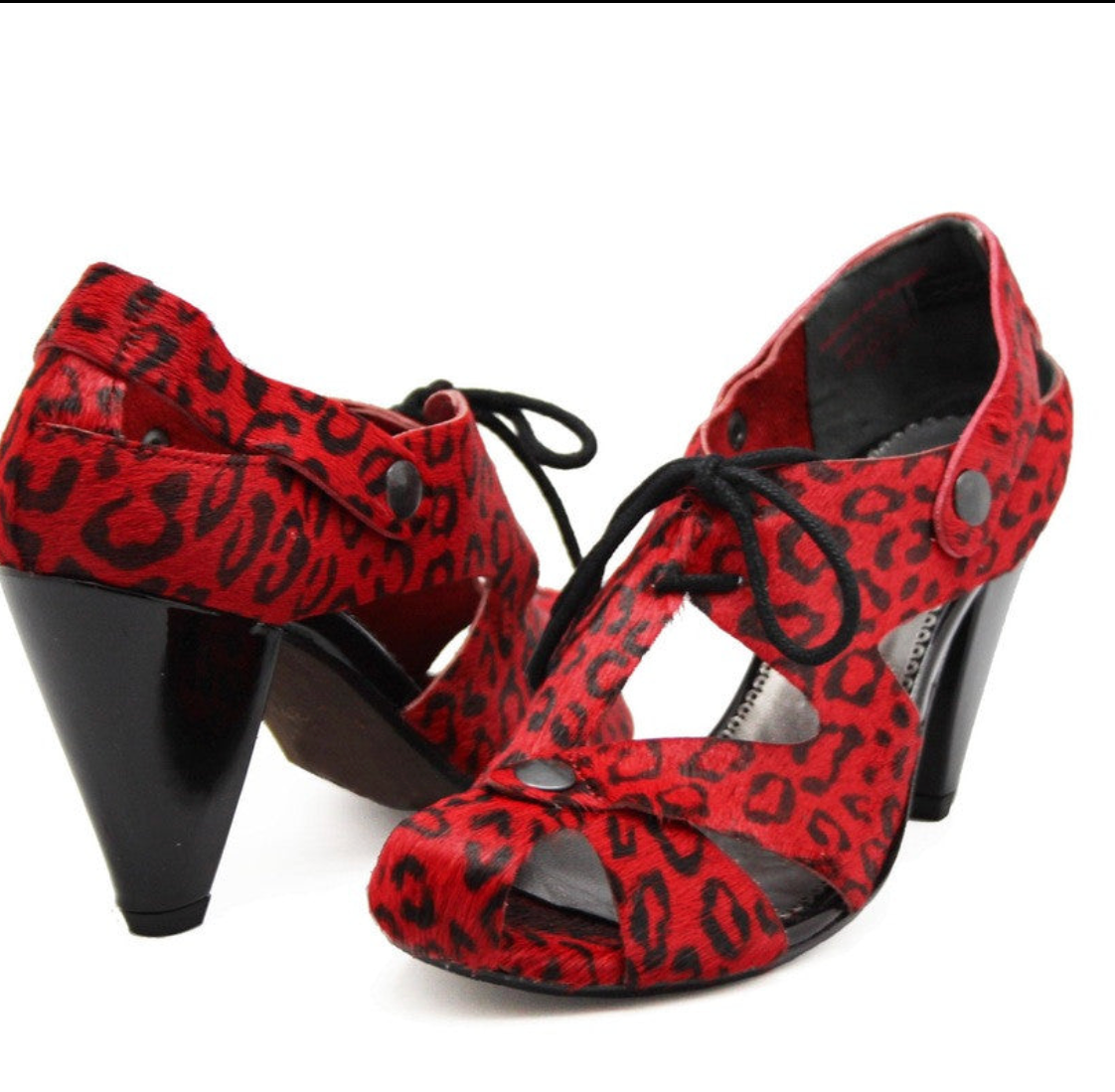 Coco - Red Leopard- Last pairs 39 ( fits like 40) and 40 ( fits like 41)