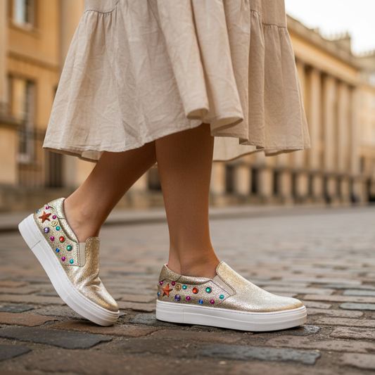 Scala Jewel - Gold Metallic