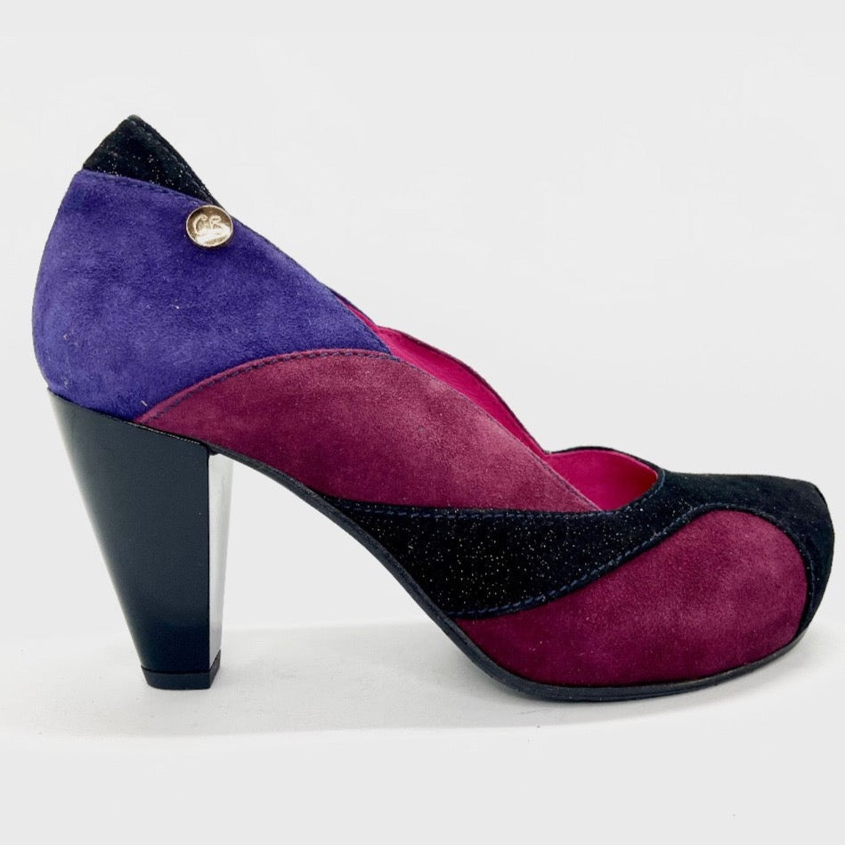 Purple Heel Dress Shoe
