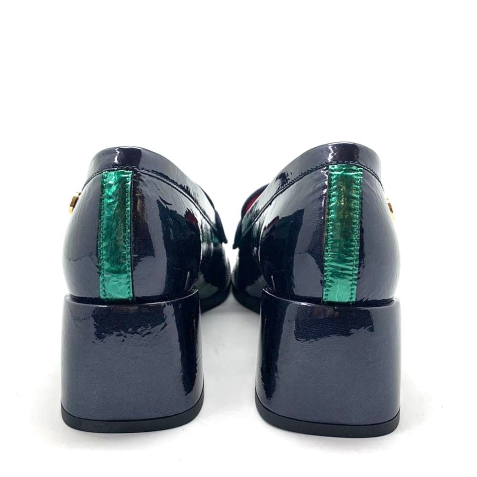 Arc - Navy and Green loafer