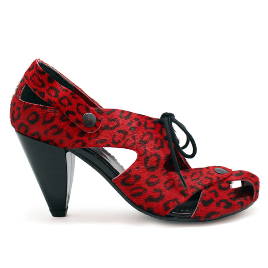 Coco - Red Leopard- Last pairs 39 ( fits like 40) and 40 ( fits like 41)