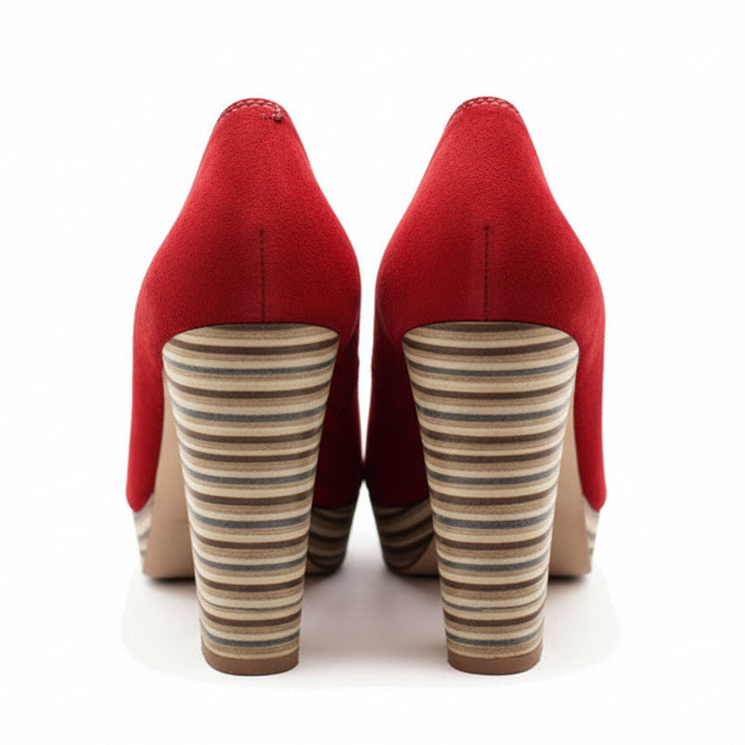 Bebe - Red platform shoe