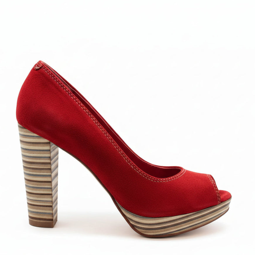 Bebe - Red platform shoe