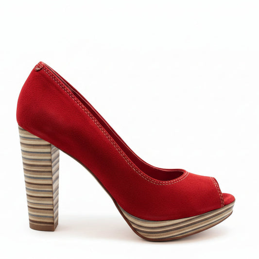 Bebe - Red platform shoe