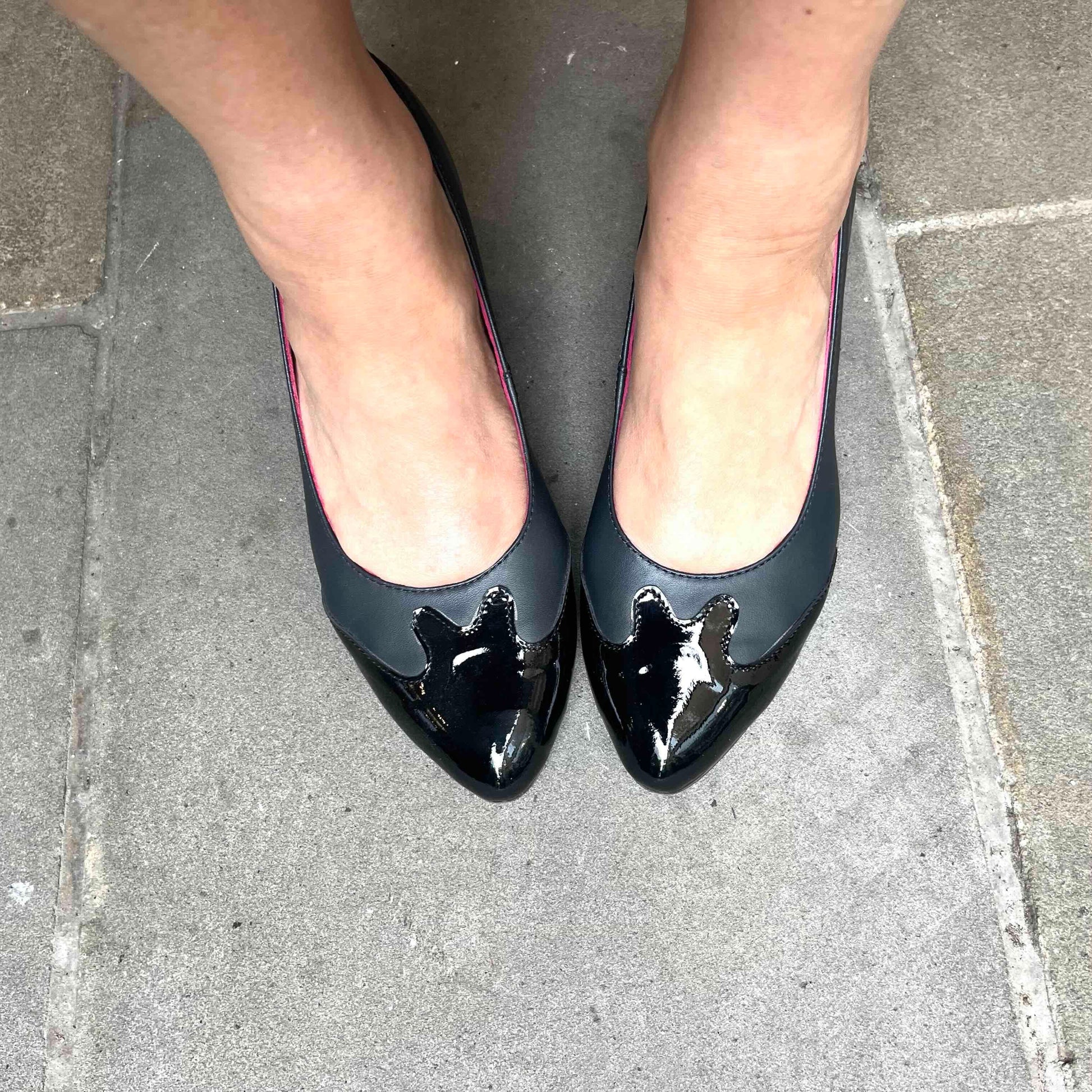 Frappuccino -navy and black dress shoe - Chanii B