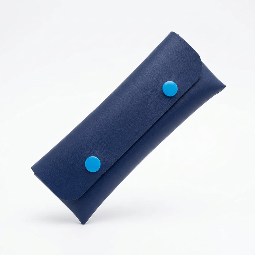 Case- Navy eye glass case