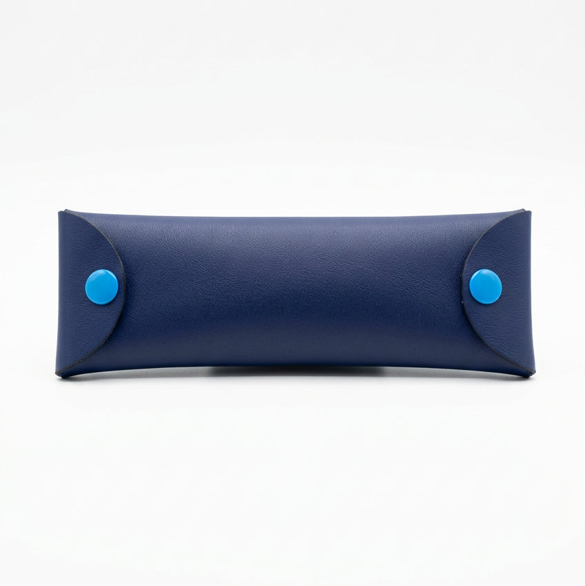 Case- Navy eye glass case