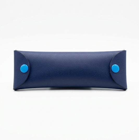 Case- Navy eye glass case