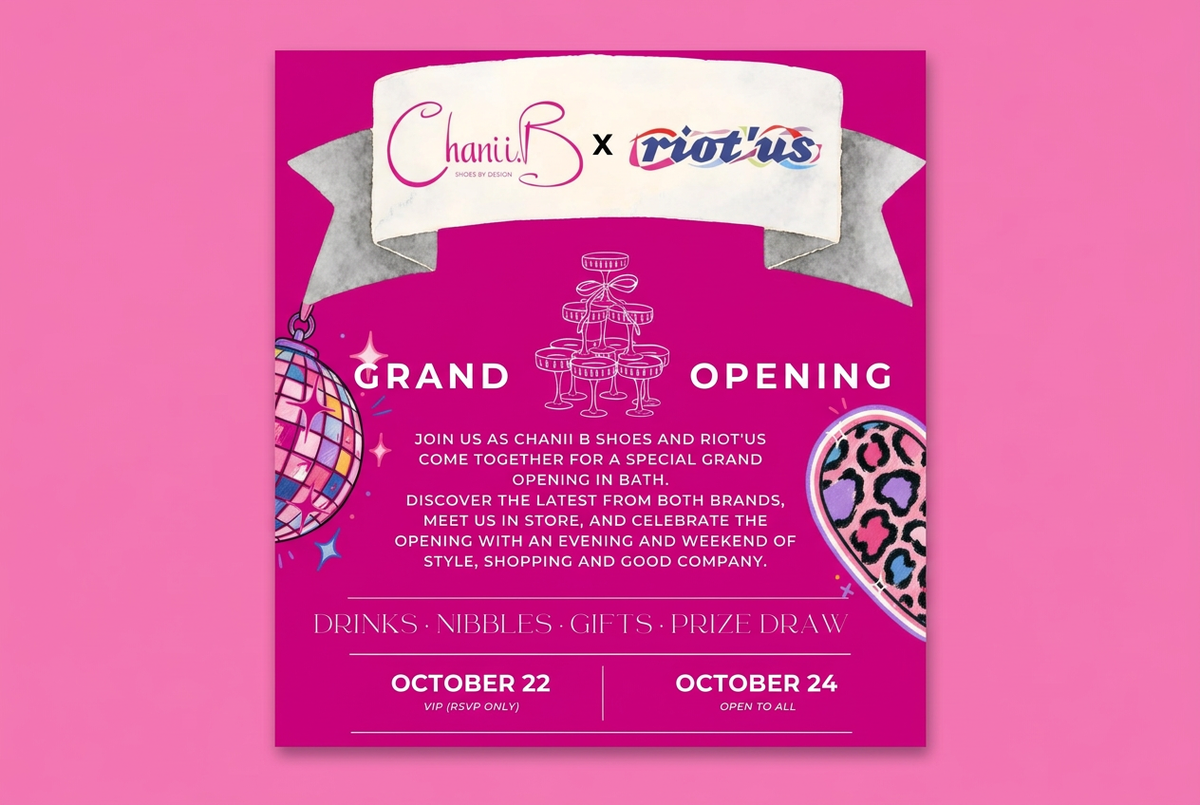Landscape grand opening invitation