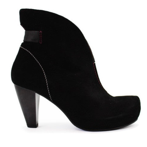 Livre - Black Suede ankle boot- PRE ORDER