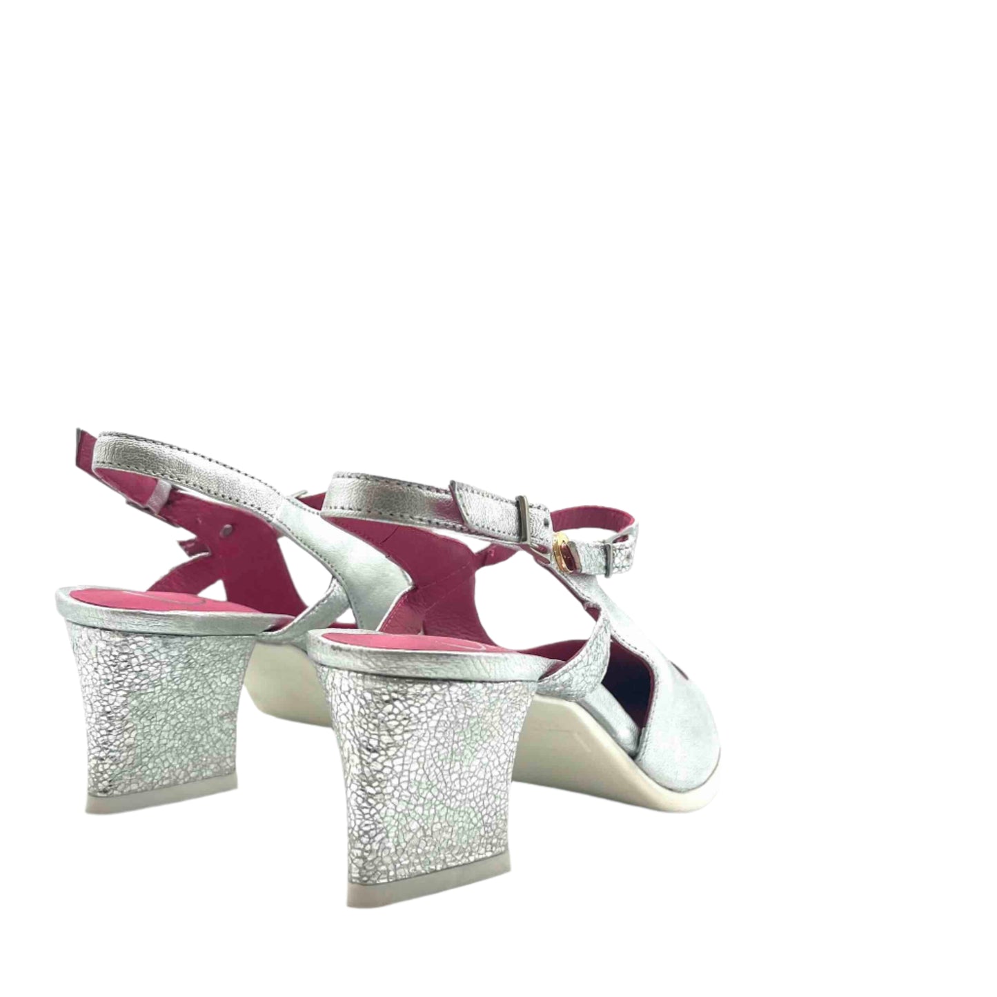 Lola- Silver bar shoe - Chanii B