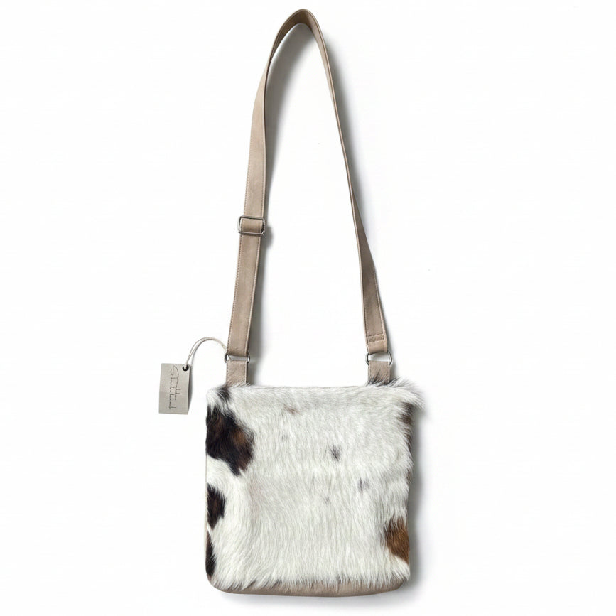 Vinette-MS leather-Natural cowhide natural messenger bag