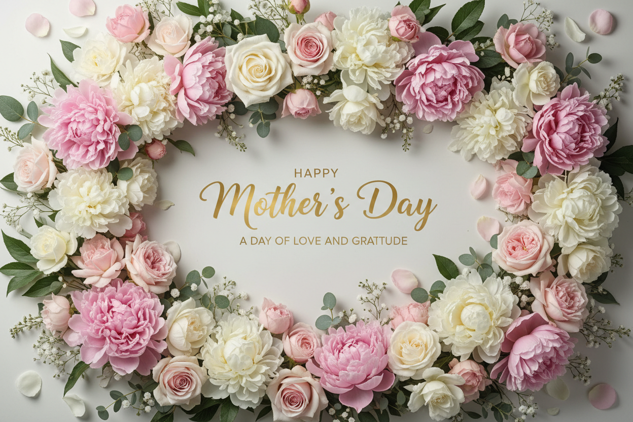 Mother's Day Floral Banner