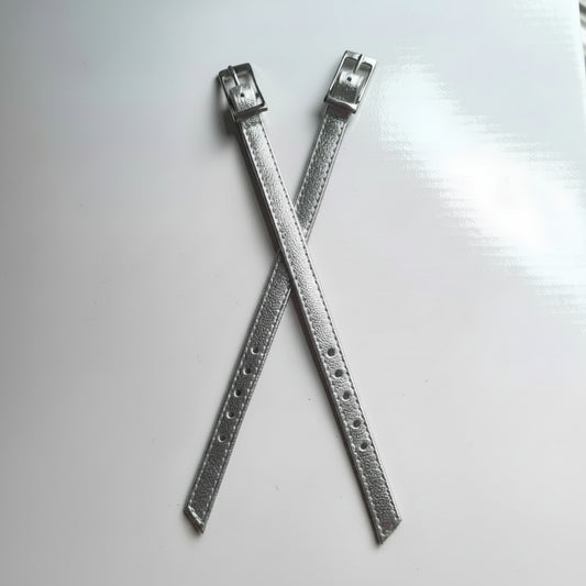 Short Mirror Leather Strap