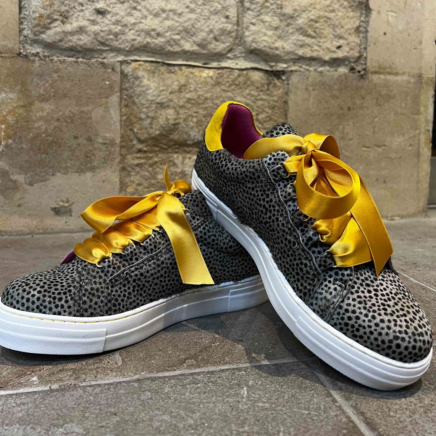 Skate - Grey/Yellow sneaker