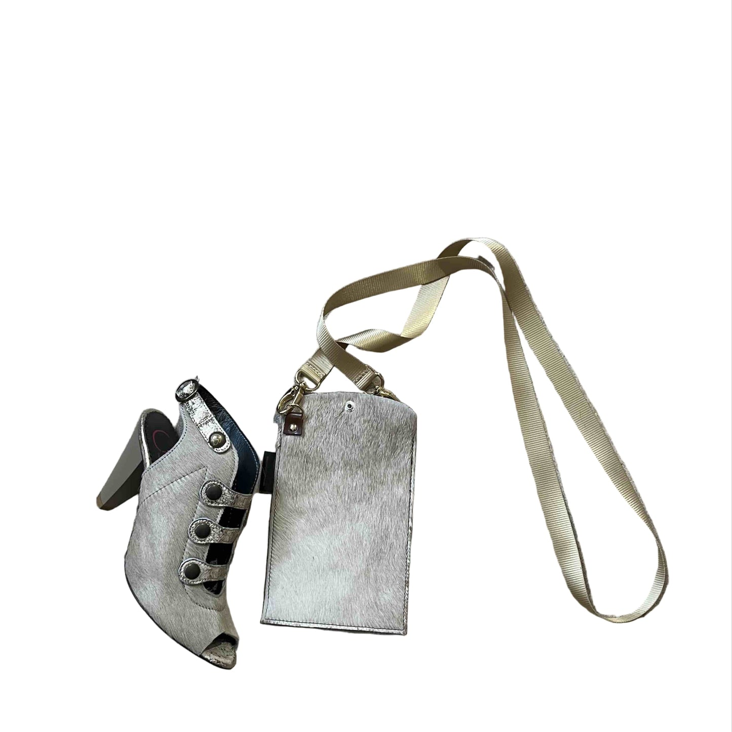 Le Paquete-Taupe phone holder bag - Chanii B