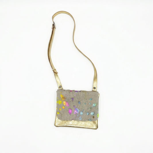 Vino- Petit sac bandoulière White rainbow- Précommande
