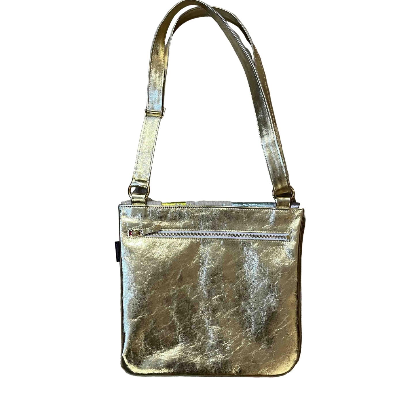 Vinette- white rainbow mid messenger bag - Chanii B