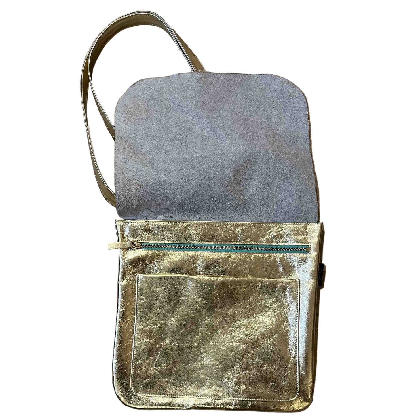 Vinette- white rainbow mid messenger bag - Chanii B