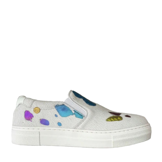 Scala - White rainbow unicorn sneaker- selling out fast!