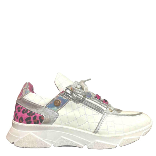 Zeus- White croc print - Chanii B