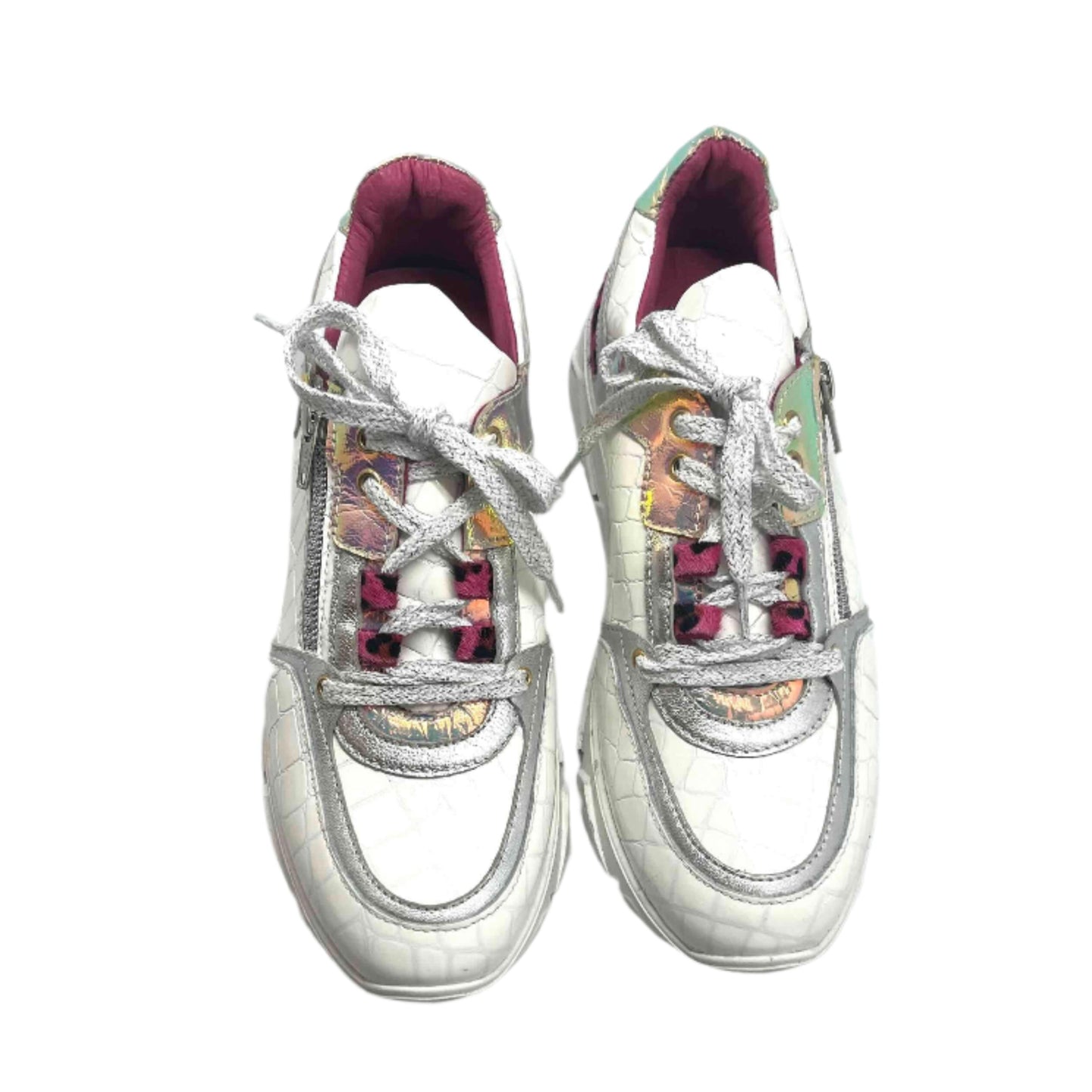 Zeus- White croc print - Chanii B