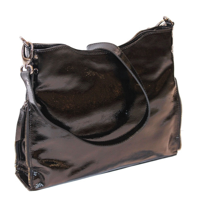 Riche - Black Patent handbag