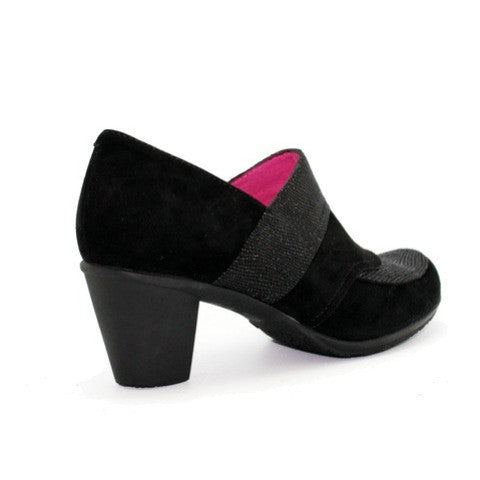 Ville - Black Glitter / Suede work shoe- last pair 42!