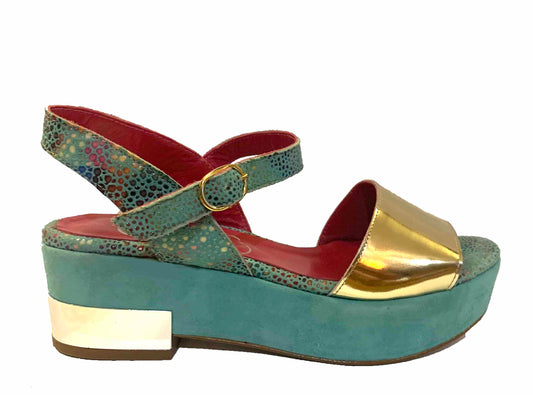 Belle - Turquoise sandal-LAST PAIR ! 36