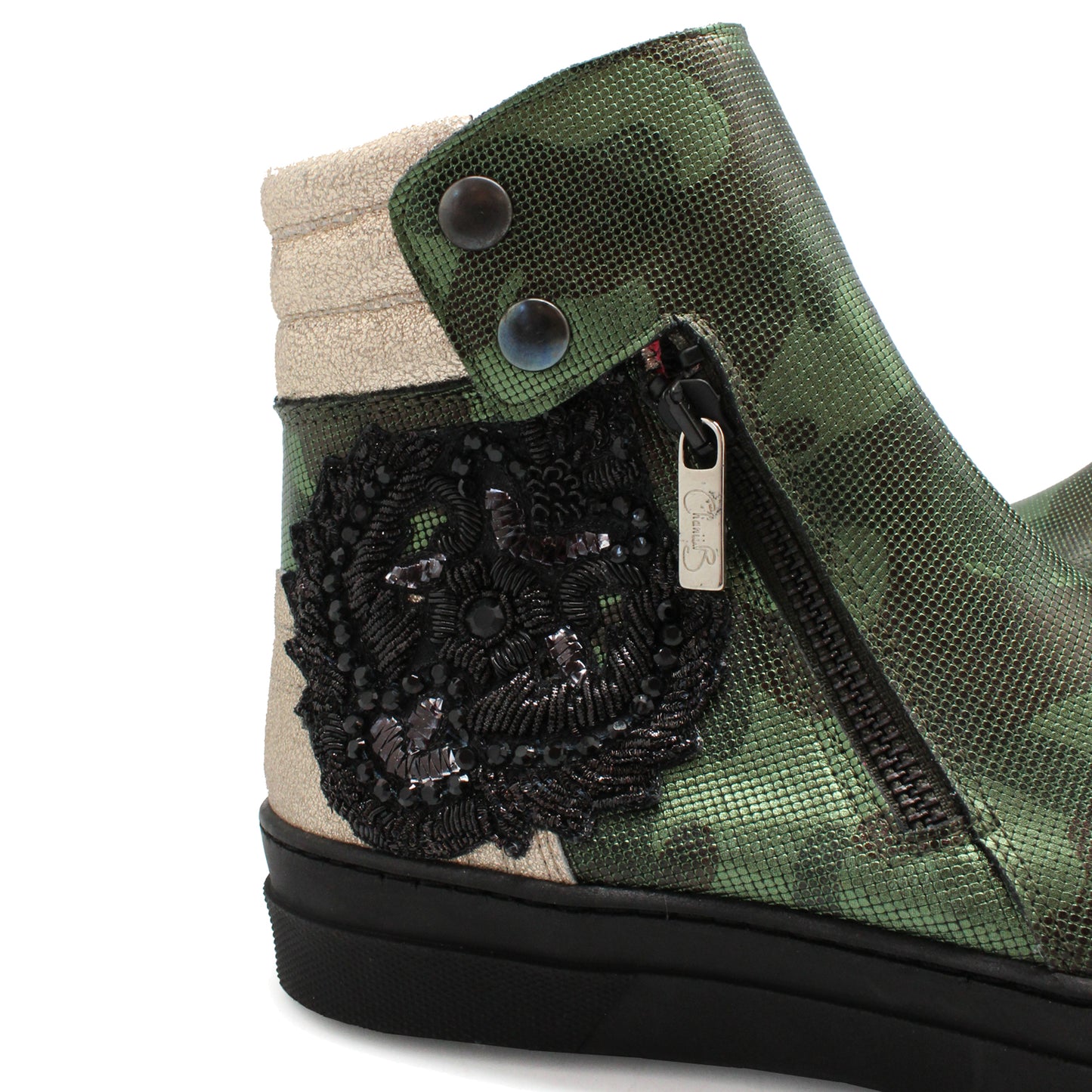 Chat - Military Green ankle boot- last pair 37 & 41!!