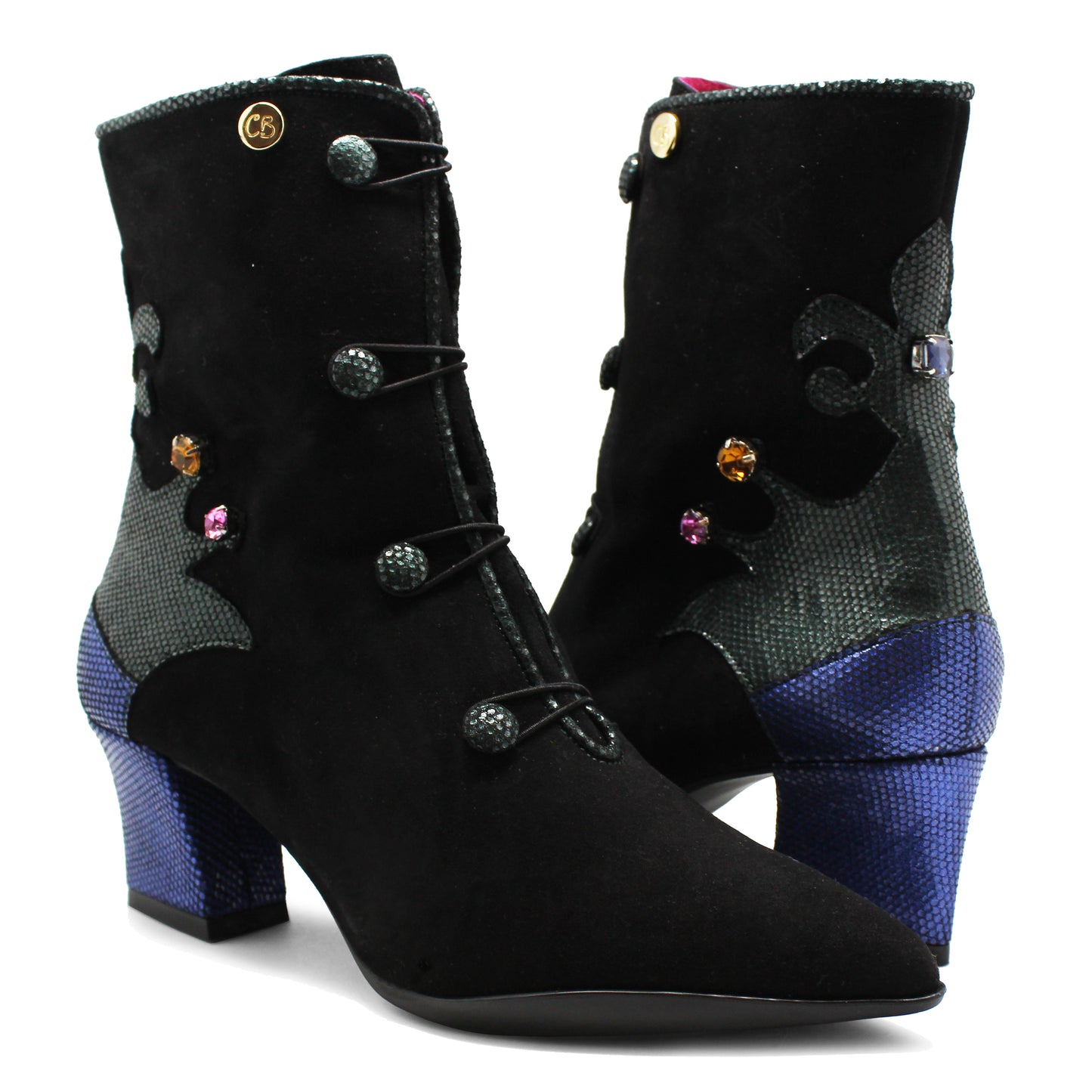 Emperor-Black suede ankle boot- last pairs 38, 39 and 40!
